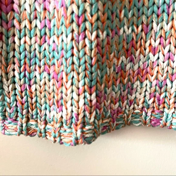 For The REPUBLIC Women’s Multicolor Handmade Knitted Cropped Tank Top Size US M - Picture 8 of 16